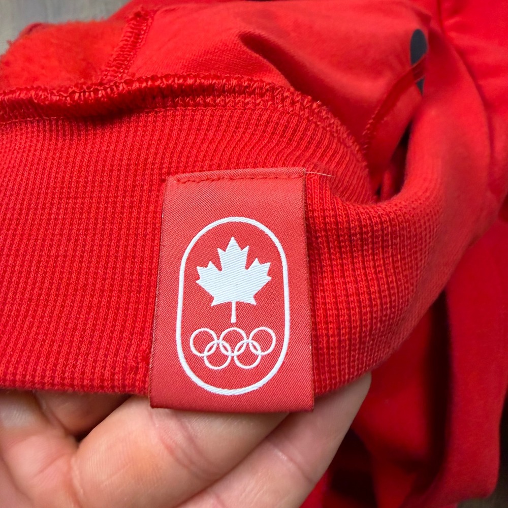 Lululemon Team Canada 2026 Olympics Promo Steady State Hoodie Men's XL Red - Picture 9 of 13